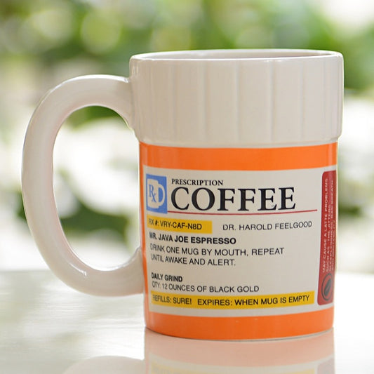 RIGHT MEDICINE CERAMIC COFFEE CUP 1569496009055