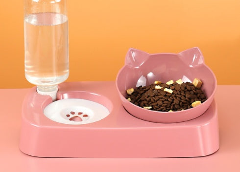 Adjustable automatic drinking cat neck bowl 157023dc 5f67 4ea4 8b9d 1a67a22364f7