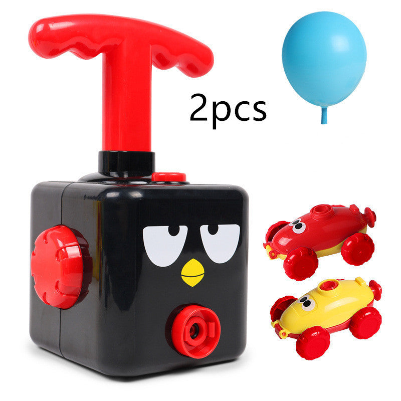 Power Balloon Launch Tower Toy Puzzle  Education Inertia Air Power Balloon Car Science Experimen Toy For Children Gift 157159
