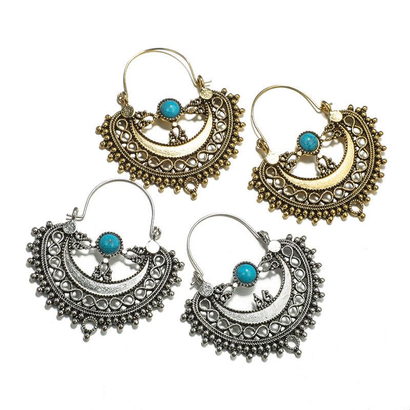 Geometric hollow semicircle turquoise 1574642058038