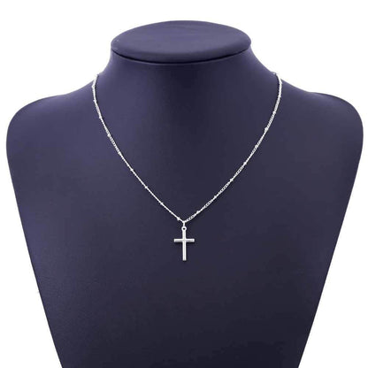 Ladies Clavicle Chain Cross Necklace 15777494861064