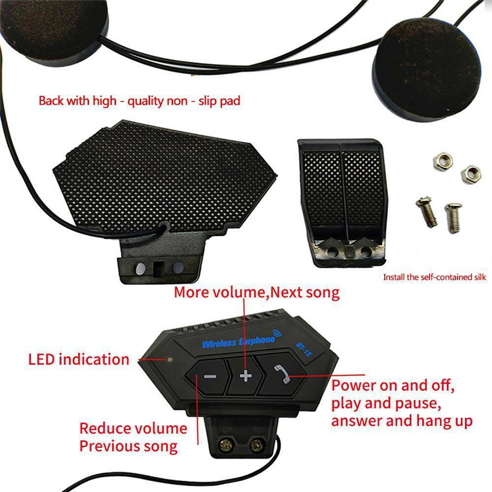 Mobile Bluetooth Motorcycle Helmet Headset 15780303971911