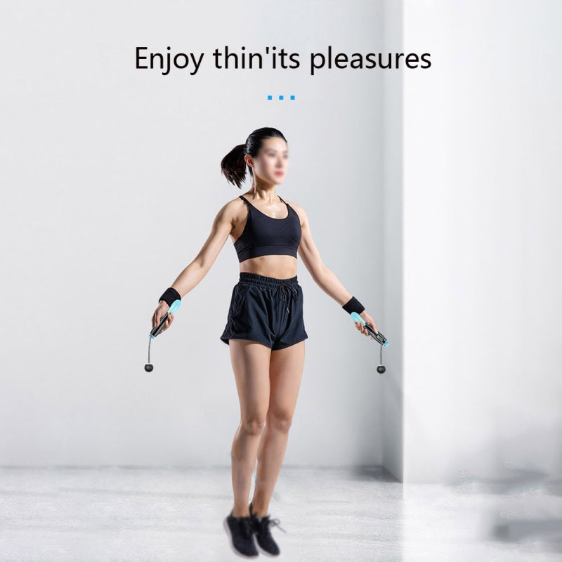 Cordless Jump Ropes Smart Electronic Digital wireless Skip Rope Calorie Consumption Fitness Body Building Exercise Jumping Ro