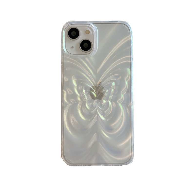 Solid Color Pleated Butterfly Suitable For 14promax Phone Case 157f4dbd f177 46ab aba4 27adf7c62ea2