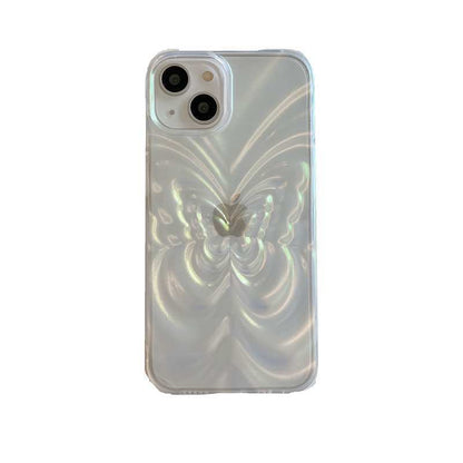 Solid Color Pleated Butterfly Suitable For 14promax Phone Case 157f4dbd f177 46ab aba4 27adf7c62ea2