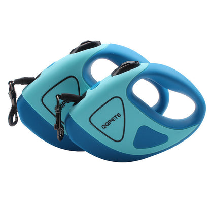 Pet Dog Automatic Retractable Fiber Leash Night Safety LED Shining Automatic Stretching Dog Hand Holding Rope Pet Supplies 15