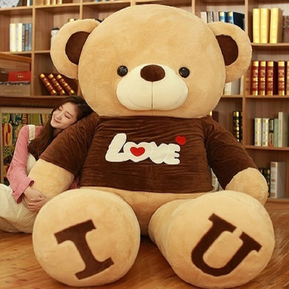 Heart Bear Pillow Plush Toy Valentine's Day Gift 1583116263598