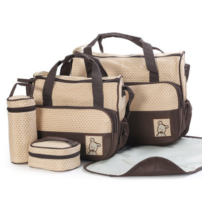 Baby Diaper Bag Suits For Mom Baby Bottle Holder Mother Mummy Stroller Maternity Nappy Bags Sets 1584694921810