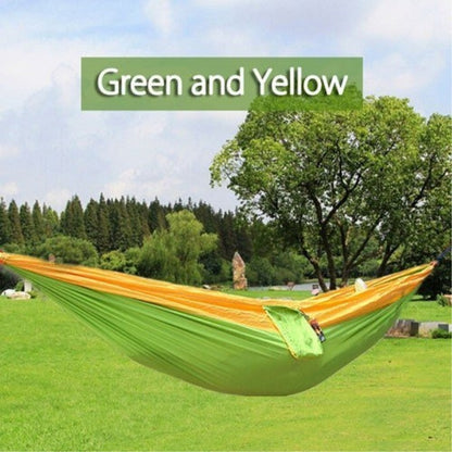 Backpacking Hammock - Portable Nylon Parachute Outdoor Double Hammock 1586294835111
