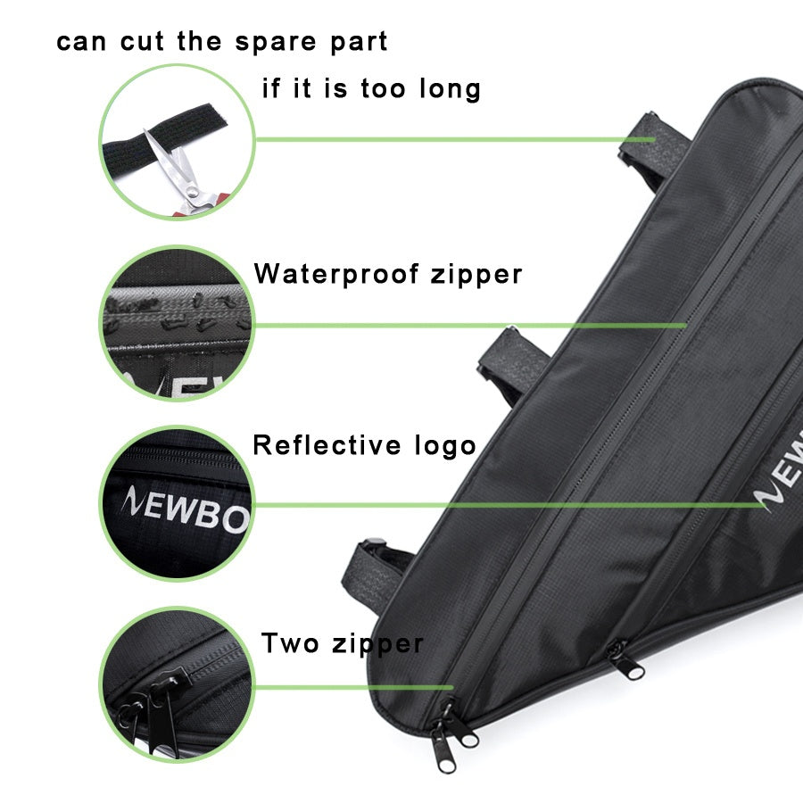 Large capacity bicycle bag triangle bag 1587353370371