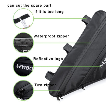 Large capacity bicycle bag triangle bag 1587353370371