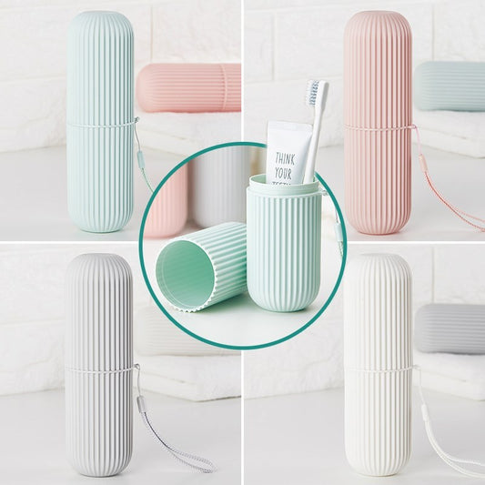 Mouthwash brush cup simple household toothpaste toothpaste portable travel set couple toothbrush box 1587671263976