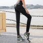 Multi-pocket pants women overalls stitching tight-fitting sports running fitness yoga pants 1588494505090
