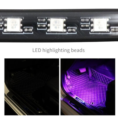 Automotive atmosphere One to four lights Remote 4x9 LED atmosphere lamp Indoor foot lamp 1591025116871