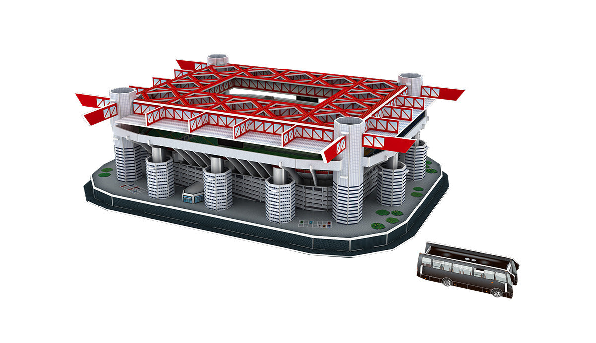 Classic Jigsaw DIY 3D Puzzle World Football Stadium European Soccer Playground Assembled Building Model Puzzle Toys For Child