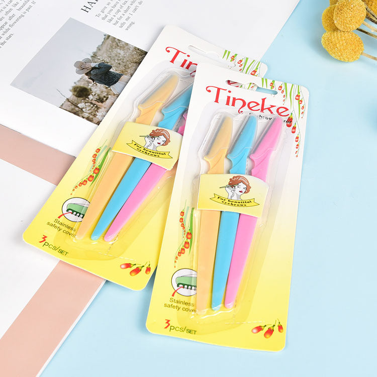 Stainless steel eyebrow shaping tool 1594160386233