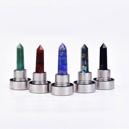 Natural hexagonal crystal column energy glass creative water cup spa tea cup water cup crystal column magic wand 159512439047