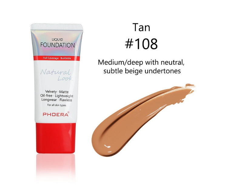 Matte, Silky, Tube Liquid Foundation, Ladies Products 15964285180211