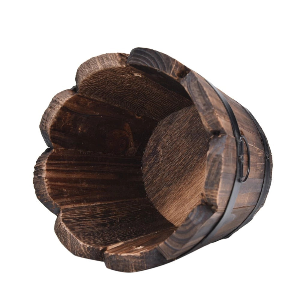 Vintage Whiskey Barrel Planter 1597629731827