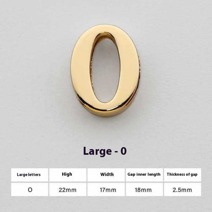 U Perforated 26 English Letters Hardware Accessories 159a0ae3 47b3 4ef1 9cda e65069d51aee trans