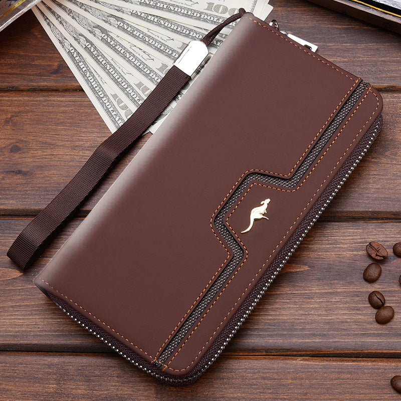 New Men's Wallet Long Zipper 15ec62e1 c9b3 432b a953 0f620fa6616f