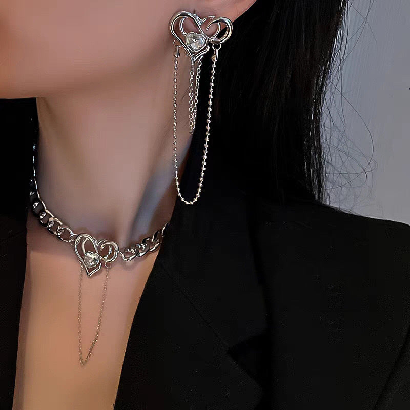 Retro Love Earrings Chain Tassel Temperament 15ed4bef 4702 41c7 acb8 8682b9c804e4