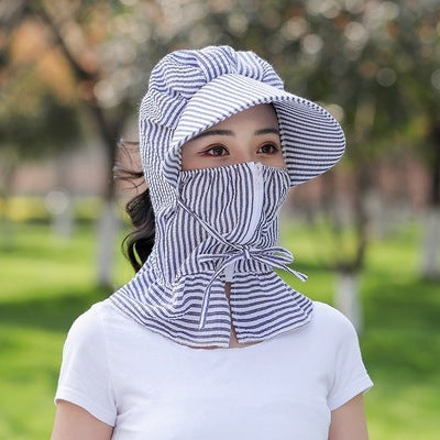 Sun protection hat female cover face summer 1600646659692
