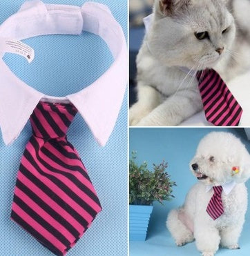Pet bow tie tie child baby tie cartoon print small tie spot wholesale dog tie 1610312184345