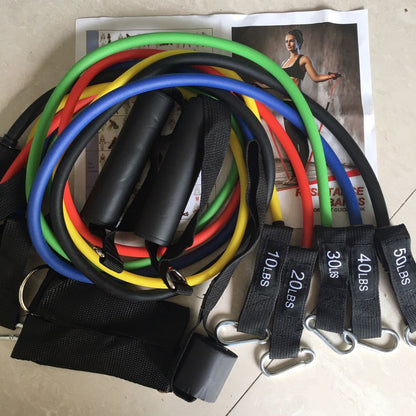 Latex Pull Rope Exercises Resistance Bands Stretch Training Yoga Band 1610393871636