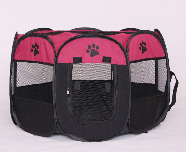 Fast folding octagonal pet fence, 600D Oxford cloth, waterproof and catching cat, dog cage, pet cage 1611433092926