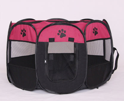 Fast folding octagonal pet fence, 600D Oxford cloth, waterproof and catching cat, dog cage, pet cage 1611433092926