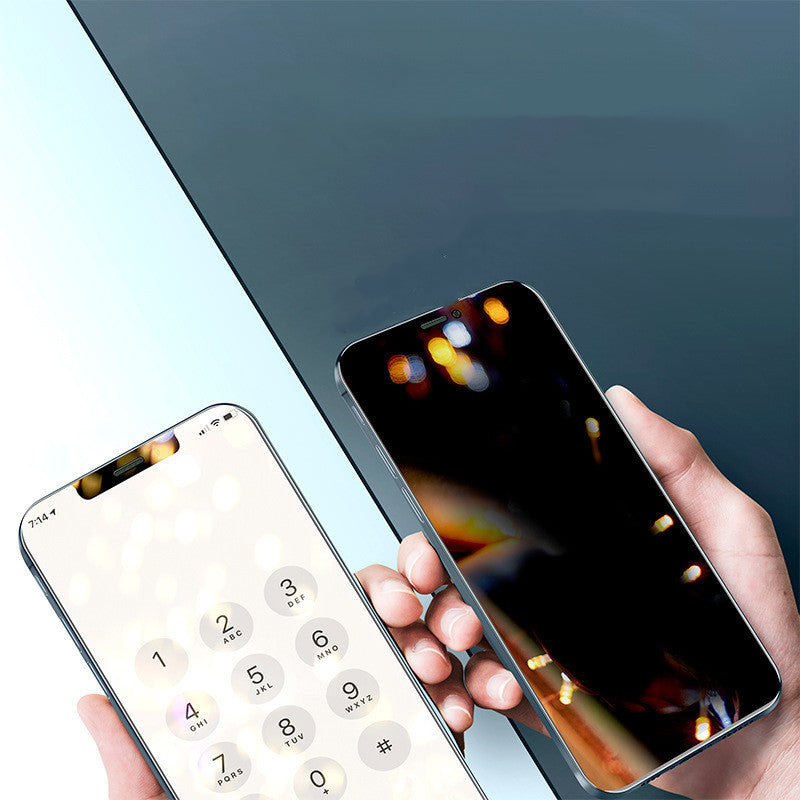 Compatible with Apple , Anti-peeping Toughened Film For Mobile Phones - 图片 2