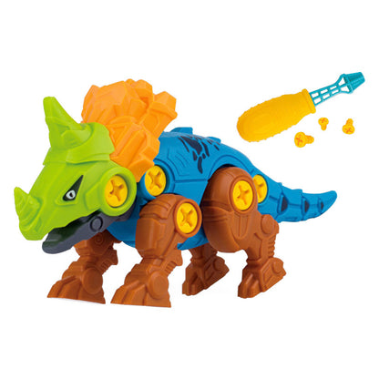 DIY Disassembly Assembly Dinosaur Toy Set Screw Nut Combination Assembling Dinosaur Model 1611903611317