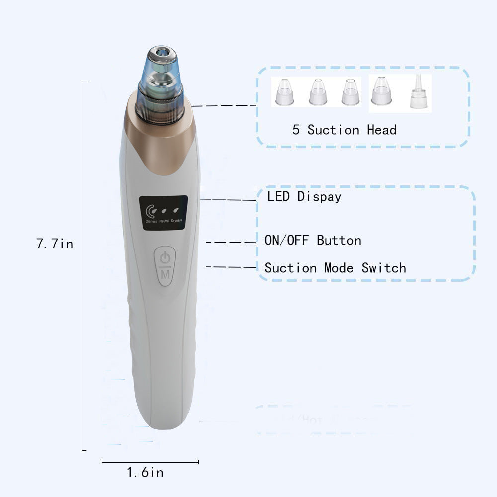 Electric Pore Cleaner Facial Beauty Device 1611984065373