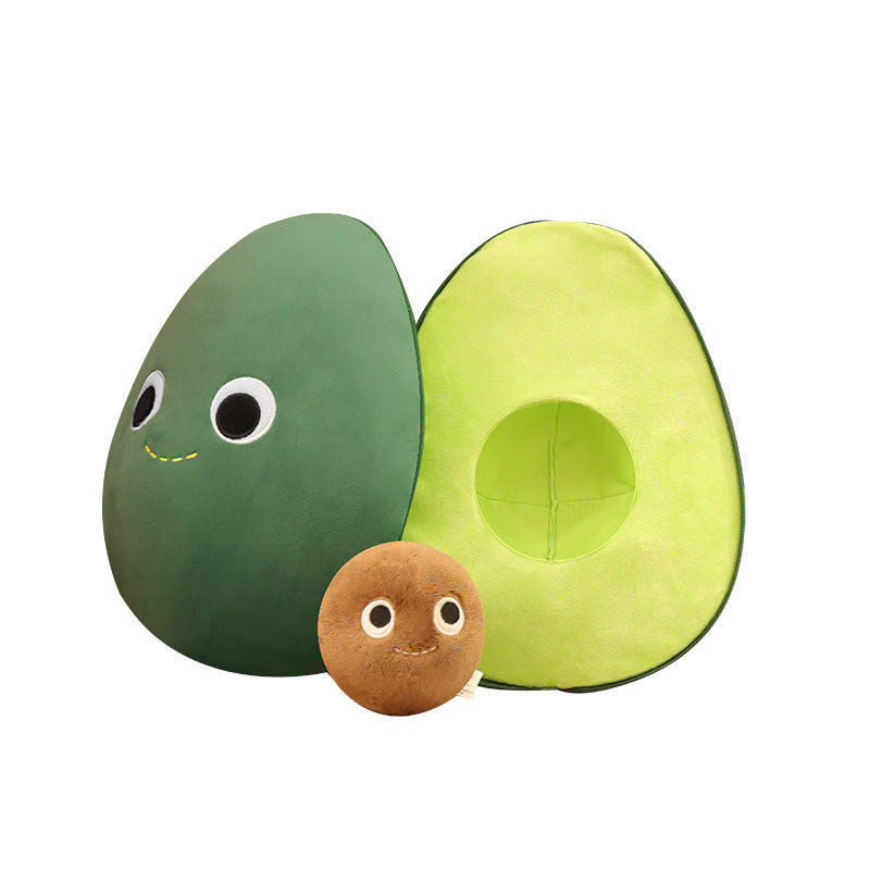 Cute Fruit Avocado Plush Toy Stuffed Doll Baby Kids Children Girls Boys Creativey Birthday Gift Sofa Cushion Home Room Decor 