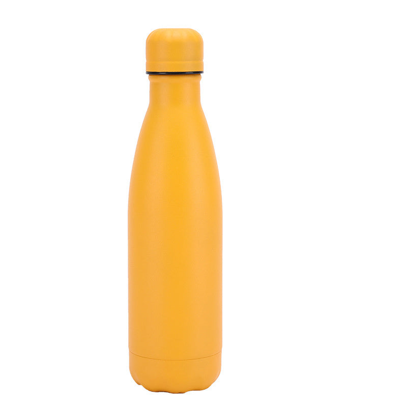 Insulated Stainless Steel Water Bottle Mug Rubber Painted Surface Vacuum Flask Coffee Cup Bottle 1612230727583