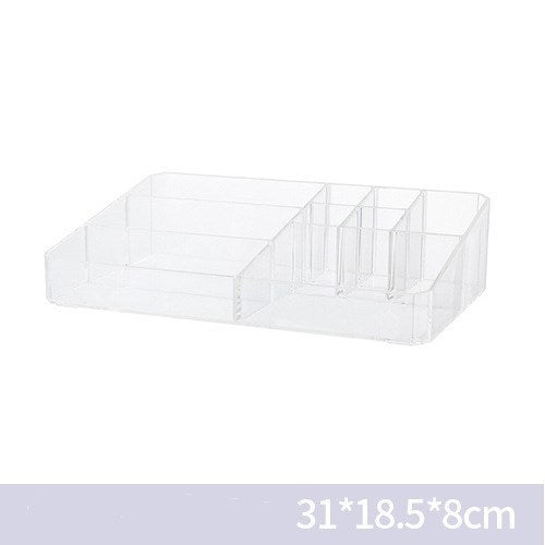 Transparent Plastic Makeup Table Finishing Box, Cosmetic Storage Box 1612234845607