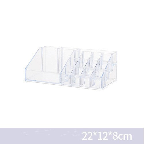 Transparent Plastic Makeup Table Finishing Box, Cosmetic Storage Box 1612234845609