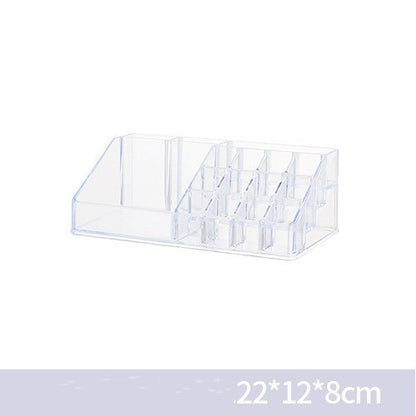 Transparent Plastic Makeup Table Finishing Box, Cosmetic Storage Box 1612234845609
