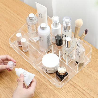 Transparent Plastic Makeup Table Finishing Box, Cosmetic Storage Box 1612234856443