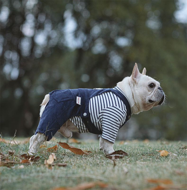Cotton Stretch Corduroy Four-Legged Shirt 1612249487390