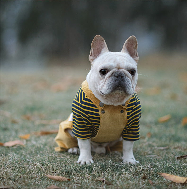 Cotton Stretch Corduroy Four-Legged Shirt 1612249487403