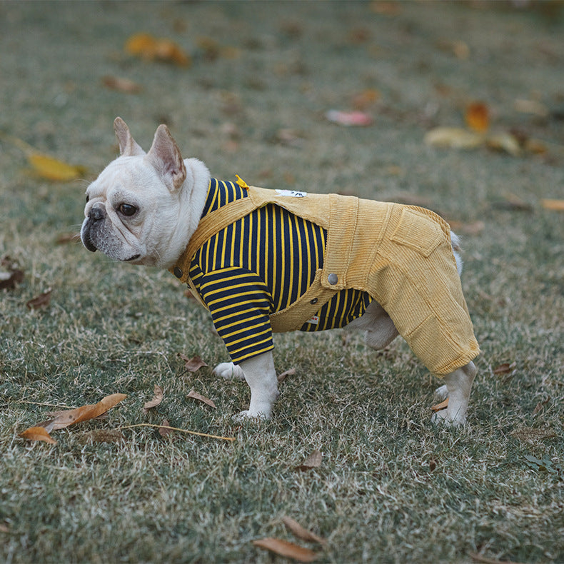Cotton Stretch Corduroy Four-Legged Shirt 1612249511023