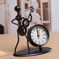 Iron Table Desk Alarm Clock With Musical Instrument Gadget Decoration Craft Gift 1612342263081