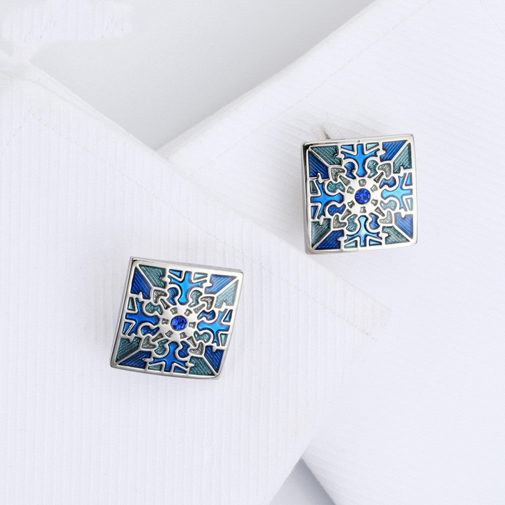 Men's Metal French Suit Cufflinks Silver Men's Business Cufflinks Wedding Cufflinks 1612400409417