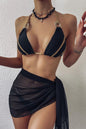 Pure Color Chiffon Lace Shawl Swimsuit Shawl Women 1612402694376