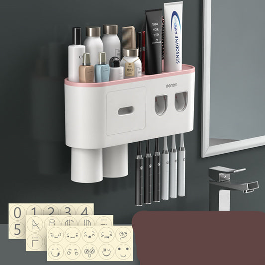 Toothbrush Rack Toothbrush Cup High Grade Gargle Wall Mounted 1612417109214