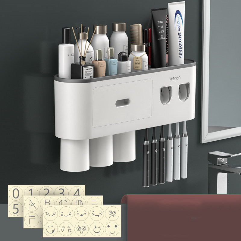Toothbrush Rack Toothbrush Cup High Grade Gargle Wall Mounted 1612417206801