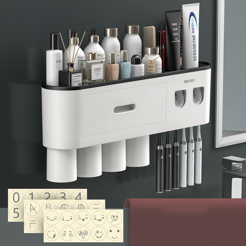 Toothbrush Rack Toothbrush Cup High Grade Gargle Wall Mounted 1612417264463