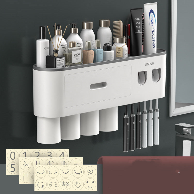 Toothbrush Rack Toothbrush Cup High Grade Gargle Wall Mounted 1612417264470